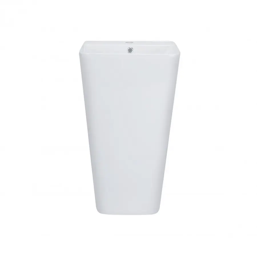 Раковина для підлоги моноблок Qtap Tern 440х380х830mm White з донним клапаном QT1711G302W