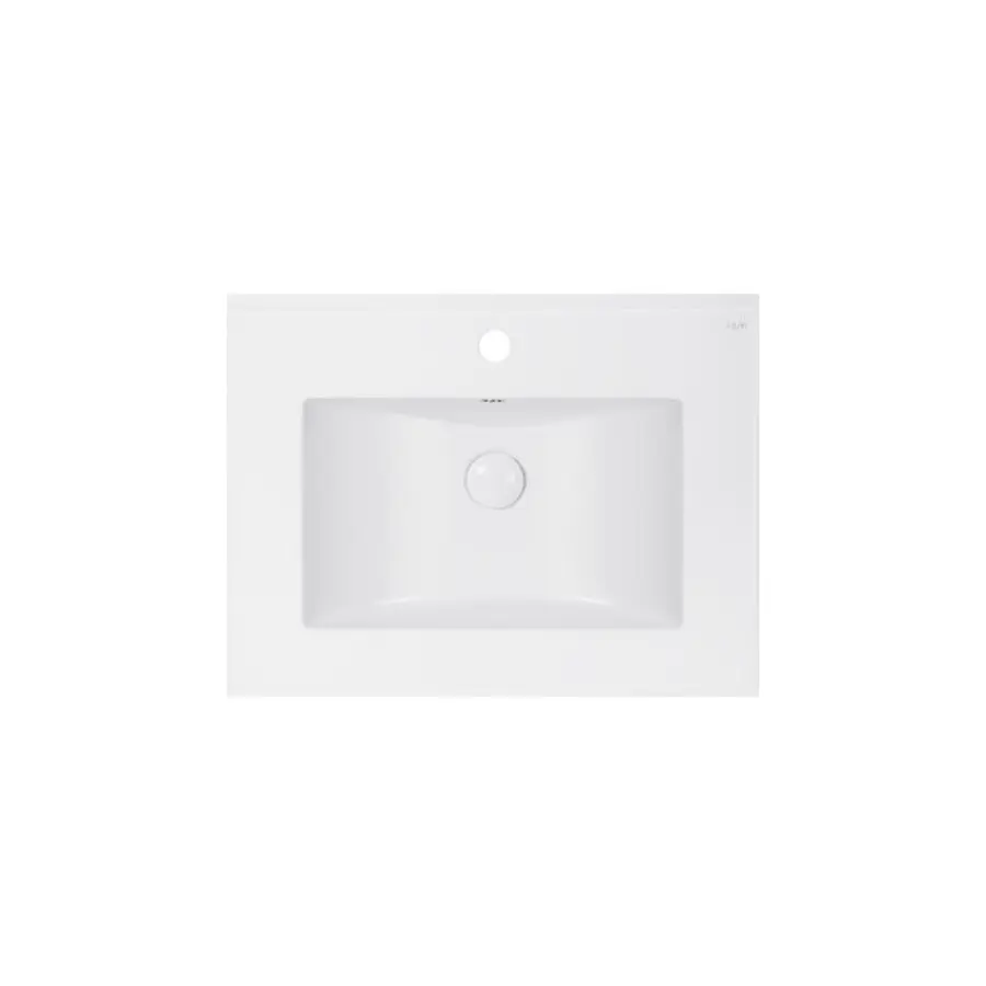 Раковина Qtap Albatross E 600х460х180 White з донним клапаном QT01119060EW