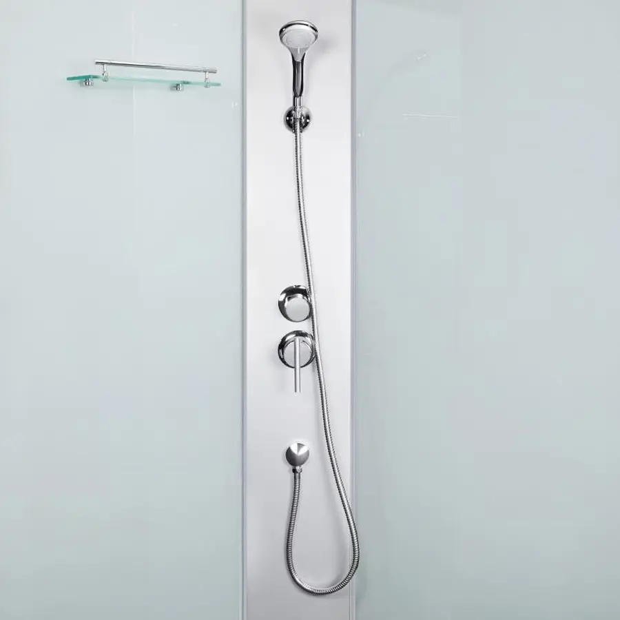 Душовий бокс Lidz Tani SB90x90.SAT.LOW.FR, скло Frost 4 мм без піддона