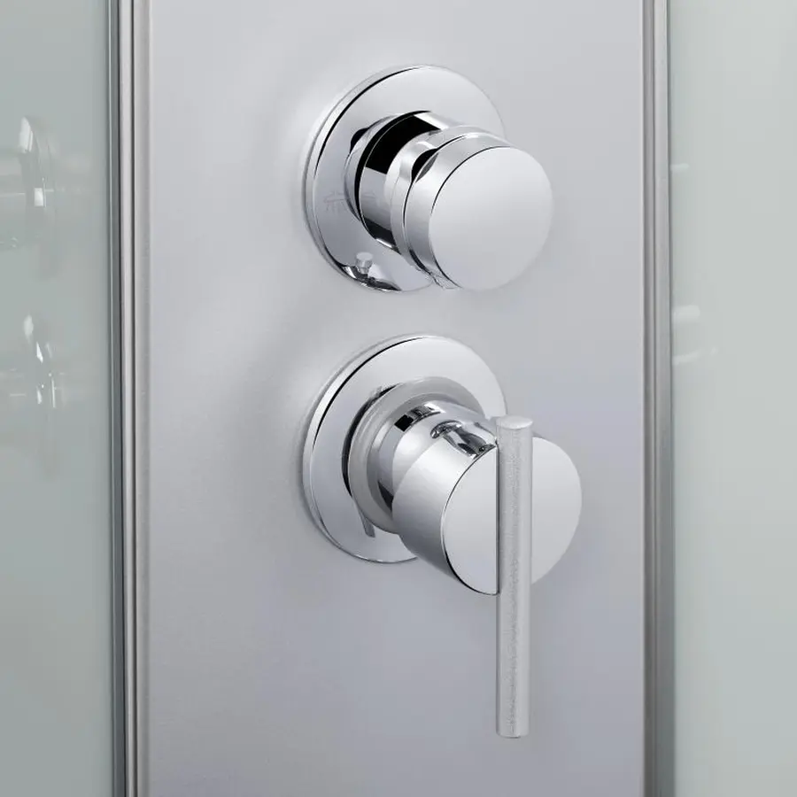 Душовий бокс Lidz Tani SB90x90.SAT.LOW.FR, скло Frost 4 мм без піддона