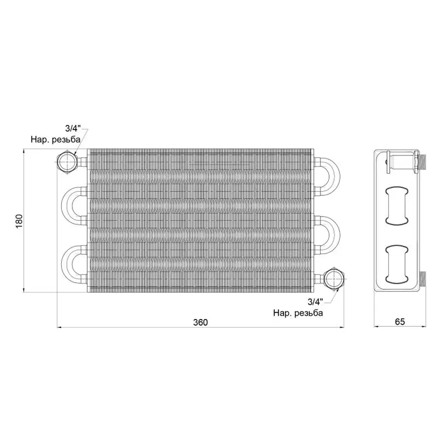 Первинний теплообмінник Thermo Alliance 7825510