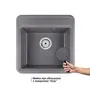 Кухонна мийка Qtap CS 5151 Grey (QTCS5151GRE)