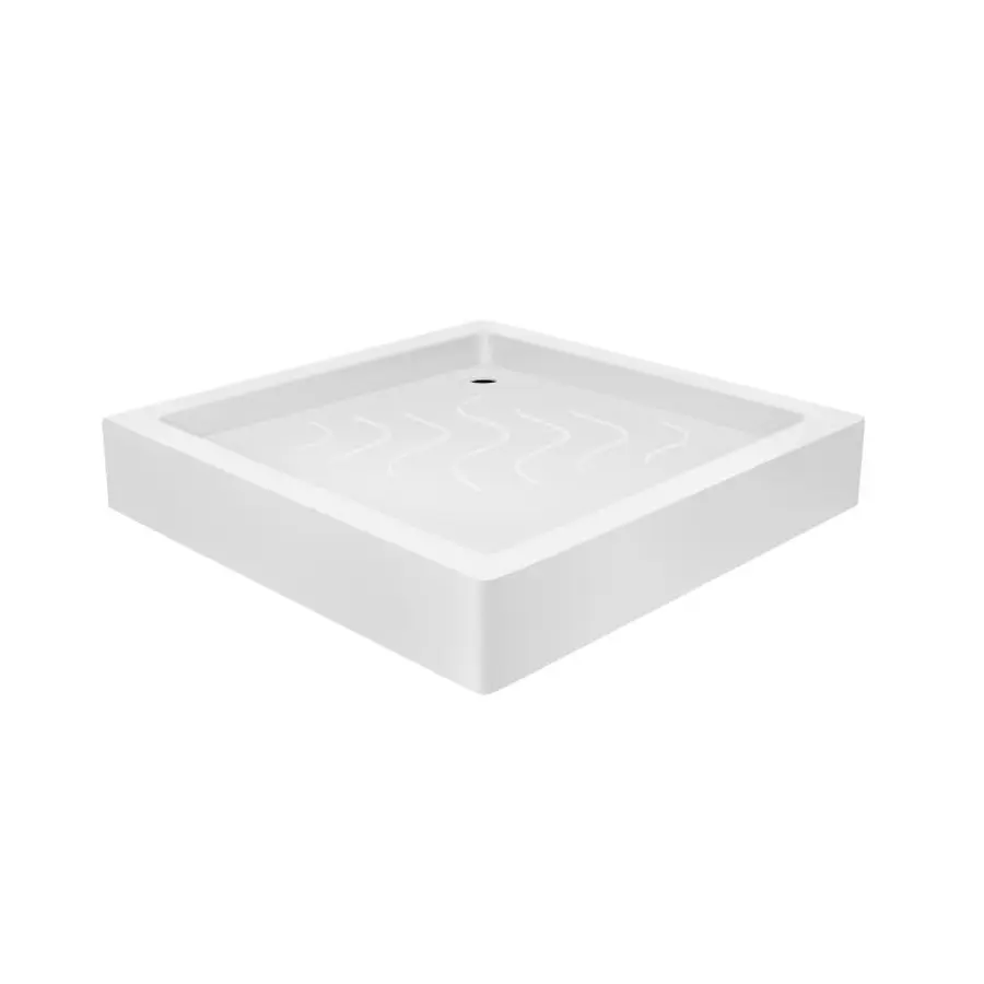 Набір Lidz душова кабіна Wawel SC90x90.SAT.LOW.FR, скло Frost 4 мм + піддон Mazur