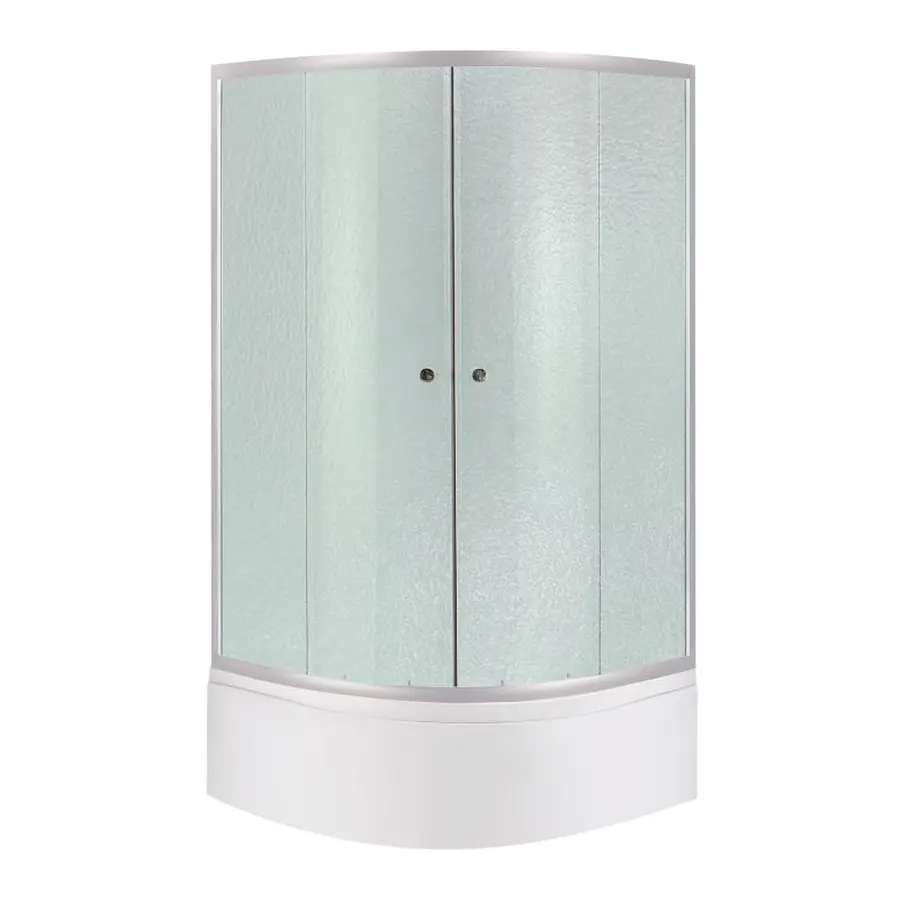 Набір Lidz душова кабіна Latwa SC90x90.SAT.HIGH.FR, скло Frost 4 мм + піддон с панелью Kupala