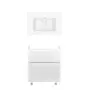 Комплект Qtap тумба підлогова Scorpio 700х825х460 мм White + раковина урізна Albatross QT71SC43956