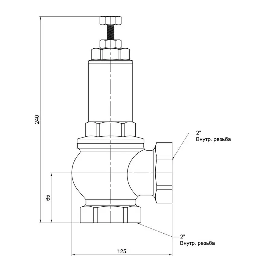 Запобіжний клапан Icma 2" ВР №254