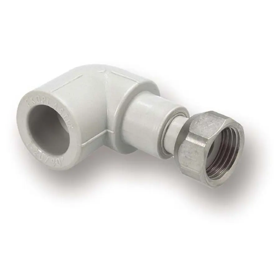 Уголок PPR Ekoplastik с накидной гайкой 20х3 / 4 "