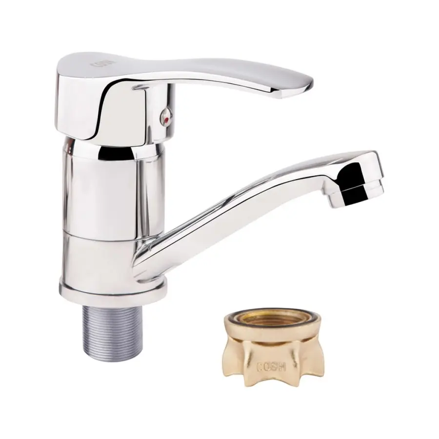 Кухонный смеситель стальной GF (CRM) S-03-003M