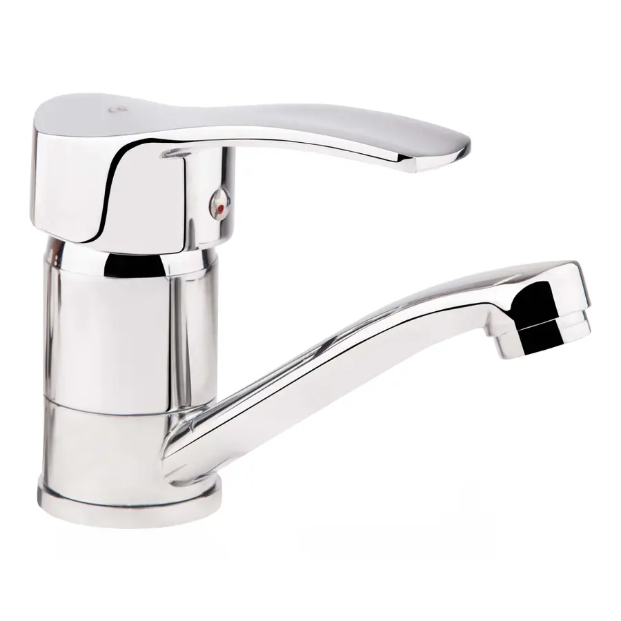 Кухонный смеситель стальной GF (CRM) S-03-003M