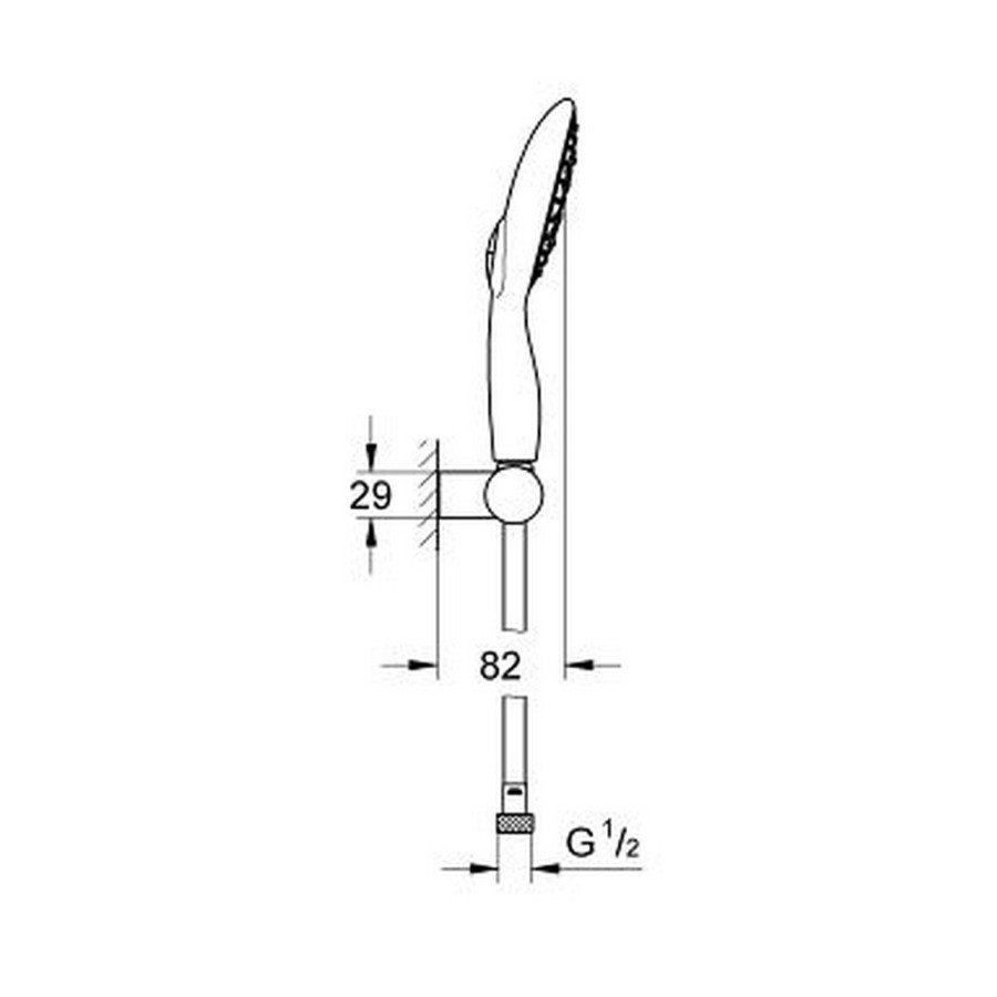 Душевой гарнитур Grohe Power & Soul 130 27742000