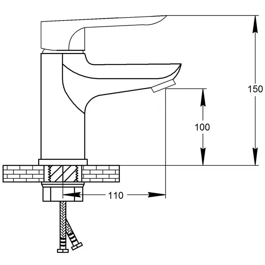Смеситель для раковины GF (WCR) S-07-001F