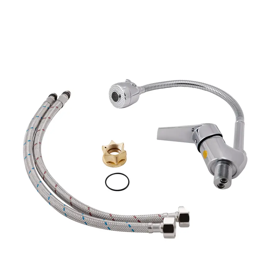 Смеситель для кухни Lidz (CRM) 40 87 008F 4 с рефлекторным излиянием