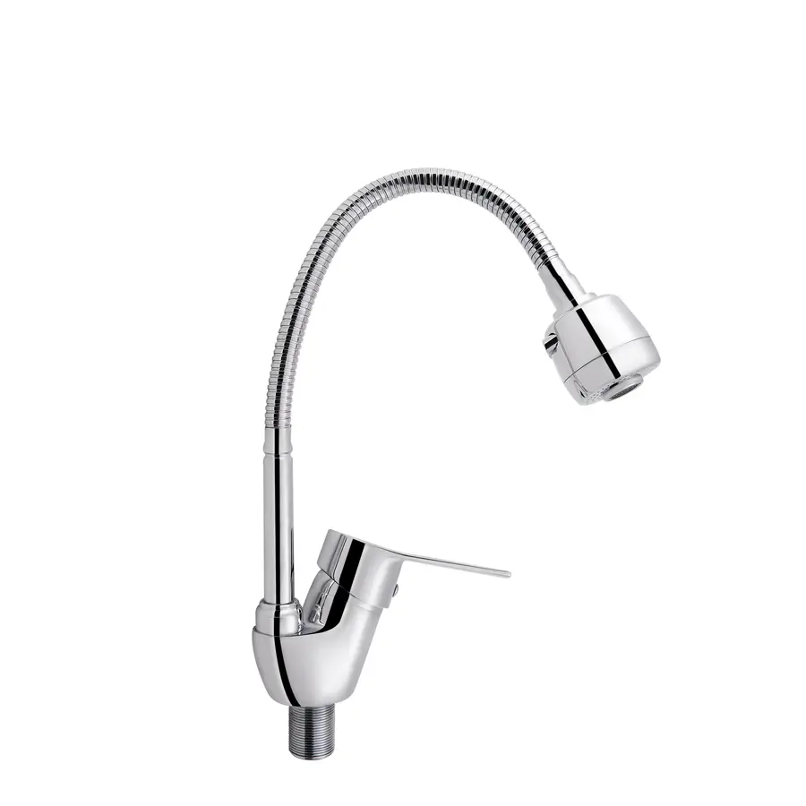 Смеситель для кухни Lidz (CRM) 40 87 008F 4 с рефлекторным излиянием