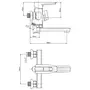 Змішувач для ванни Lidz (CRM) 13 33 006-1 New