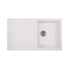 Кухонна гранітна мийка Apell Pietra Plus PTPL861GW Total white