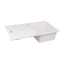 Кухонна гранітна мийка Apell Pietra Plus PTPL861GW Total white