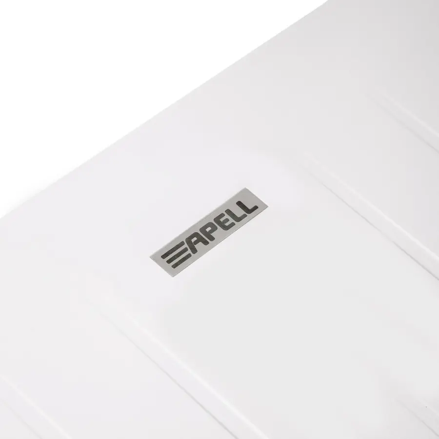 Кухонна гранітна мийка Apell Pietra Plus PTPL861GW Total white