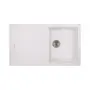 Кухонна гранітна мийка Apell Pietra Plus PTPL861GW Total white