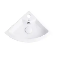 Раковина Qtap Kiwi 435х310х125 White з донним клапаном QT0911K184AW