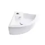 Раковина Qtap Kiwi 435х310х125 White з донним клапаном QT0911K184AW