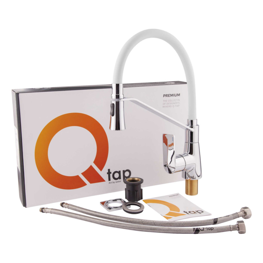 Змішувач для кухні Qtap Estet CRW 007F з рефлекторним виливом