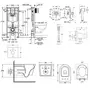 Комплект інсталяція Grohe Rapid SL 38827000 + унітаз з сидінням Qtap Jay QT07335176W + набір для гігієнічного душу зі змішувачем Grohe BauClassic 111048