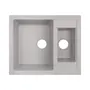 Кухонна гранітна мийка з додатковою чашею Lidz 615x500/200 GRA-09 (LIDZGRA09615500200)