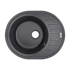 Кухонна гранітна мийка Lidz 620x500/200 BLA-03 (LIDZBLA03620500200)