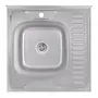 Кухонная мойка Lidz 6060-L 0,6 мм Decor (LIDZ6060LDEC06)