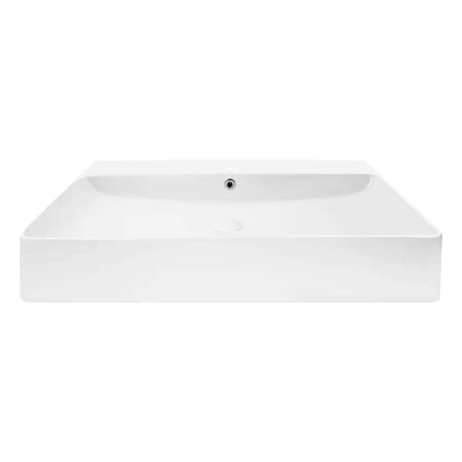 Раковина Qtap Nando 800х415х155 White з донним клапаном QT1211K419W