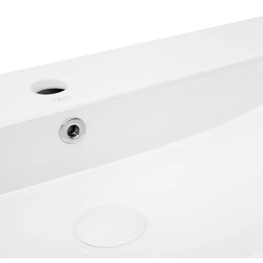 Раковина Qtap Nando 800х415х155 White з донним клапаном QT1211K419W