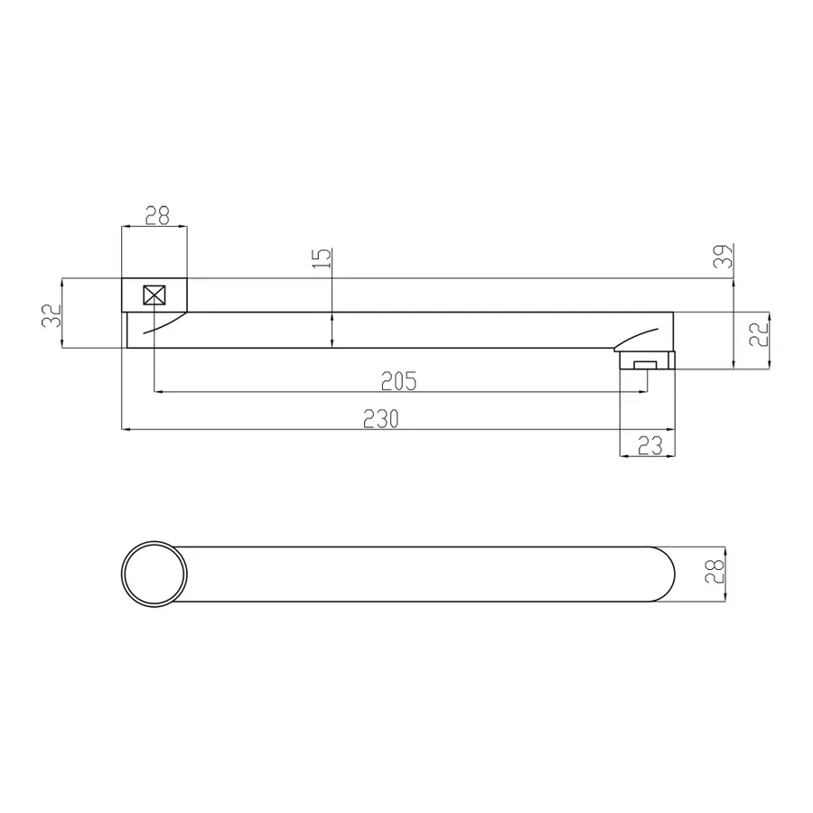Вилив для кухні Lidz (CRM) 54 01 220 00