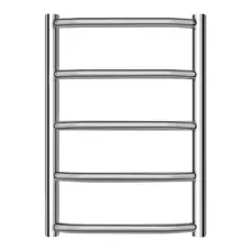 Полотенцесушитель водяной Lidz Trapezium (CRM) D38 / 25 400x600 P5