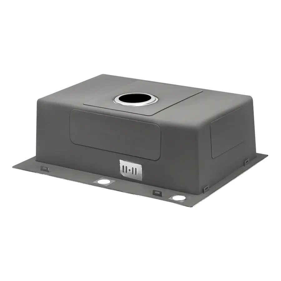 Кухонная мойка Qtap D6045 2.7 / 1.0 мм Satin + смеситель + сушилка + дозатор для моющего средства