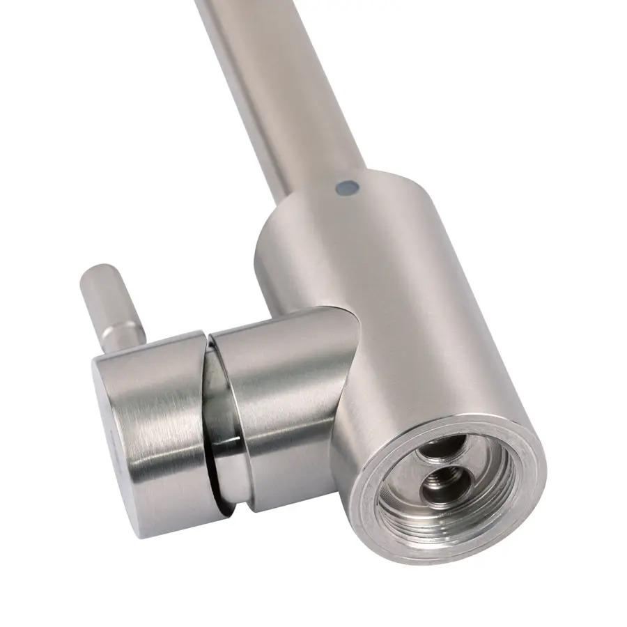 Кухонная мойка Qtap D6045 2.7 / 1.0 мм Satin + смеситель + сушилка + дозатор для моющего средства