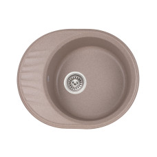 Кухонна гранітна мийка Qtap CS 6151 Beige (QT6151BEI551)