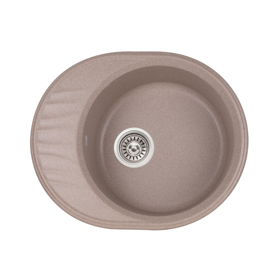 Кухонная гранитная мойка Qtap CS 6151 Beige (QT6151BEI551)