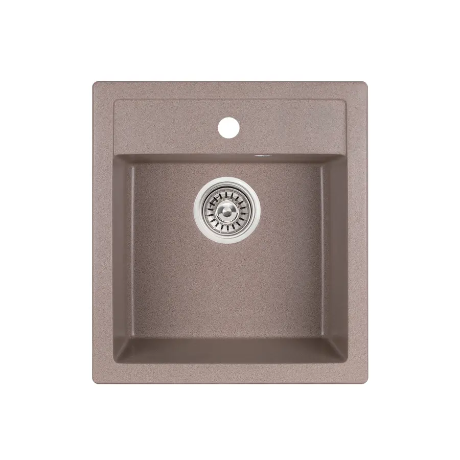 Кухонна гранітна мийка Qtap CS 5046 Beige (QT5046BEI551)