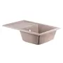 Кухонна гранітна мийка Qtap CS 7449 Beige (QT7449BEI551)