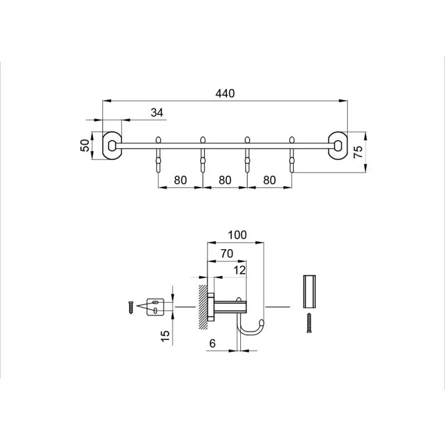 Гачок Qtap Liberty ORO 1154-4