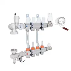 Колекторна група Icma 3/4" 4 виходи, з витратоміром №A3K013