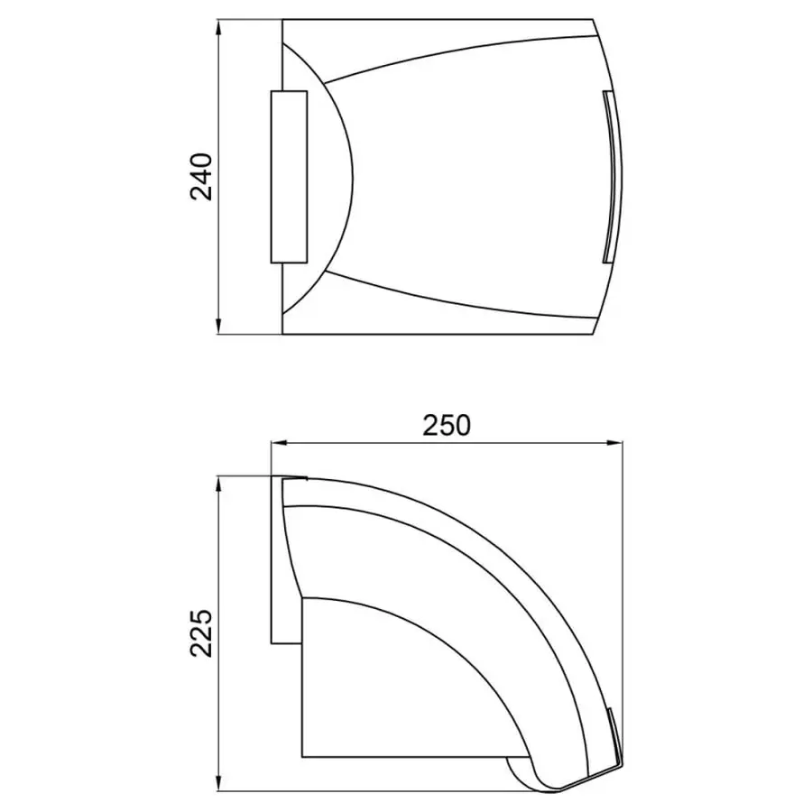 Сушарка для рук Lidz (WHI) 130.01.92 1800 Вт
