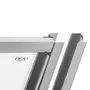 Душові двері в нішу Qtap Unifold CRM208.C4 78-81x185 см, скло Clear 4 мм, покриття CalcLess