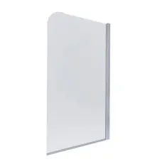 Штора на ванну Lidz Brama SS80x140R.CRM.FR скло Frost 6 мм, права