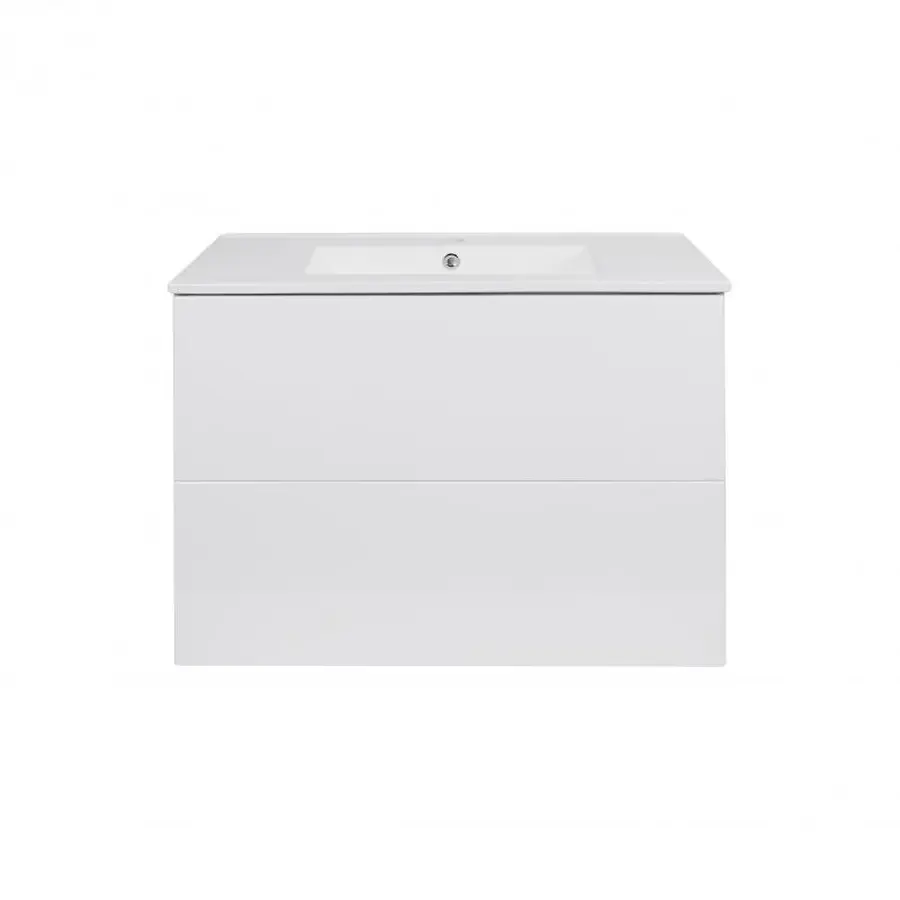 Комплект Qtap Tern 800х580х437 White тумба підвісна + раковина урізна QT1772TPL8013080CW