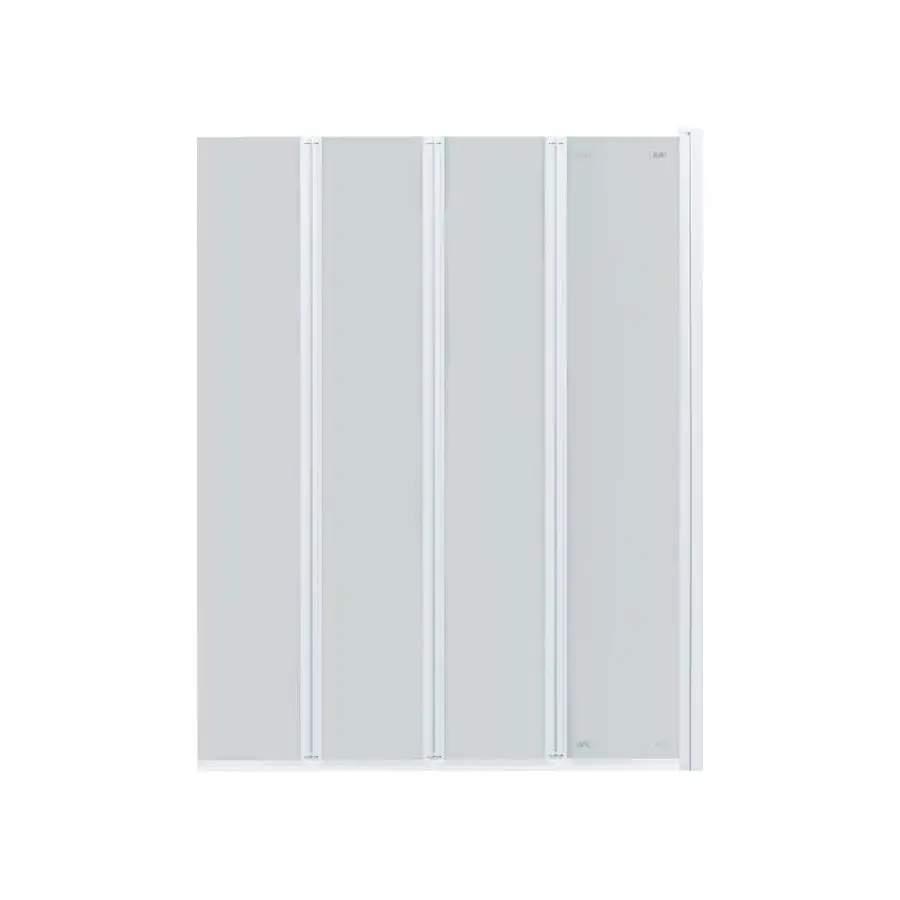 Штора на ванну Qtap Gemini WHI40114RP6 скло Pear 6 мм, 100x140 см