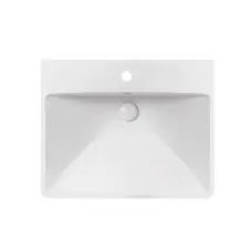 Раковина Qtap Albatross D 600х500х210 White з донним клапаном QT01115060DW Раковина Qtap Albatross D 600х500х210 White з донним клапаном QT01115060DW