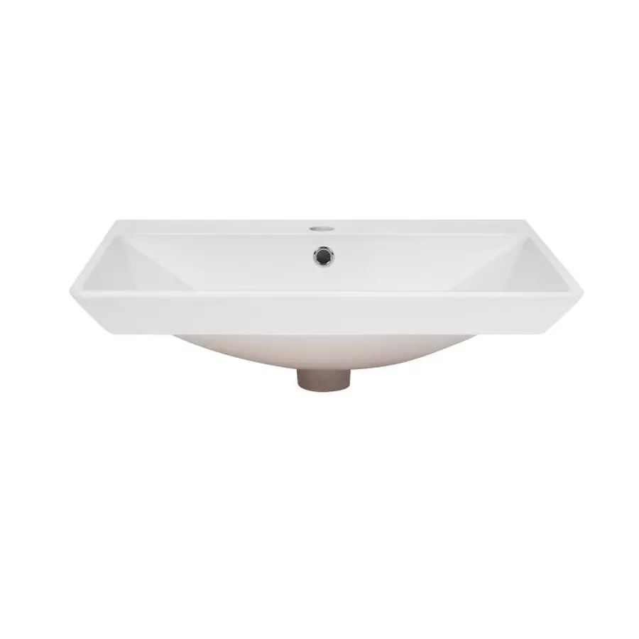 Раковина Qtap Albatross D 600х500х210 White з донним клапаном QT01115060DW