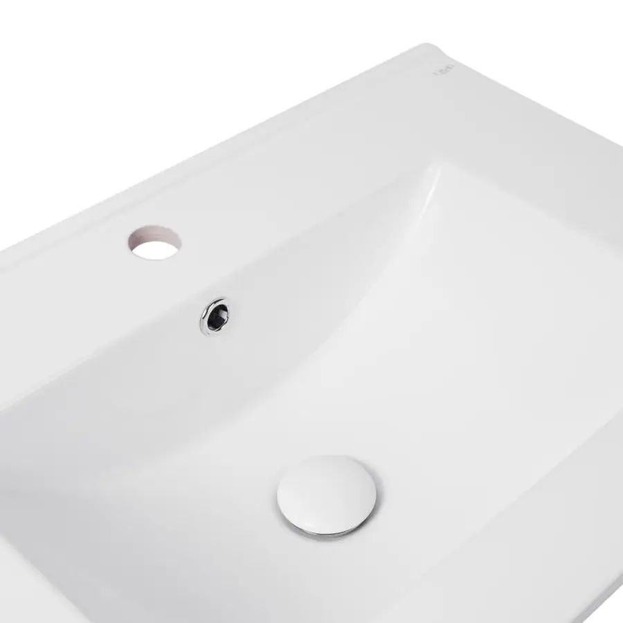 Раковина Qtap Albatross E 700х460х180 White з донним клапаном QT01119070EW