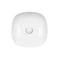 Раковина-чаша Qtap Kolibri 370х370х120 White з донним клапаном QT10118037FW